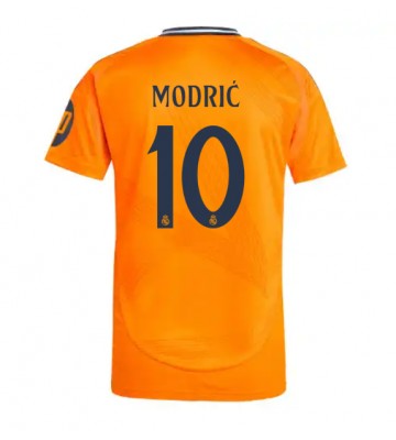 Real Madrid Luka Modric #10 Replika Udebanetrøje 2024-25 Kortærmet